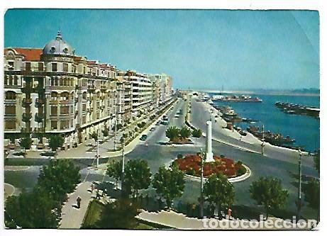 Postales: AVENIDA CASTELAR Y PUERTO CHICO.- SANTANDER - Foto 1