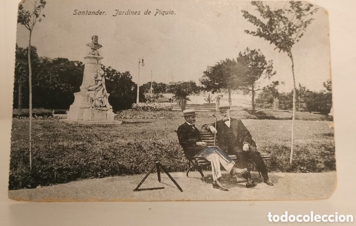 Postales: Santander, jardines de Piquio - Foto 1