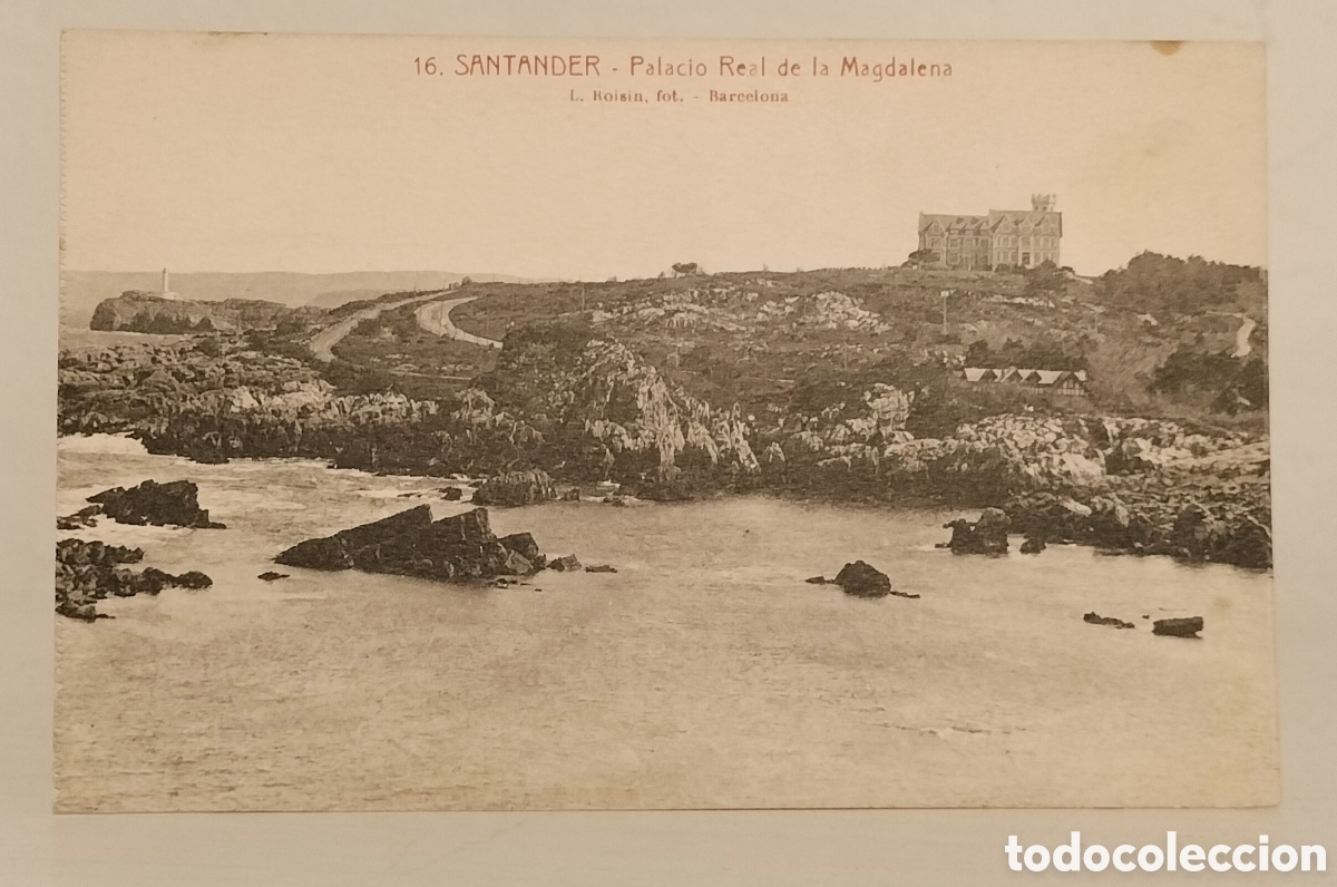 Postales: Santander, palacio real de la Magdalena - Foto 1