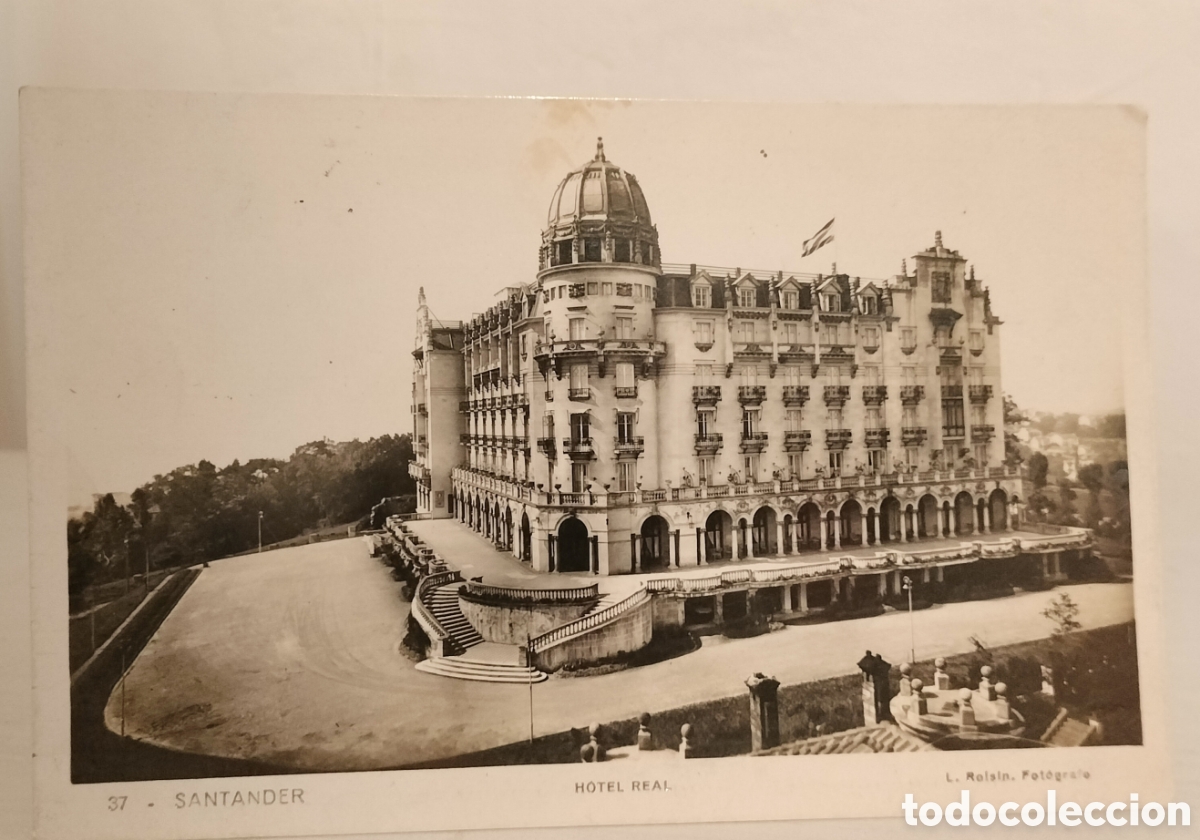 Postales: Santander, hotel real - Foto 1