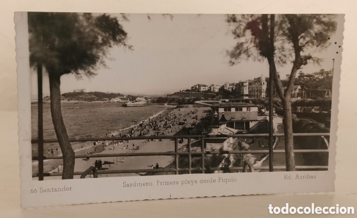 Postales: Santander, primera playa desde Piquio - Foto 1