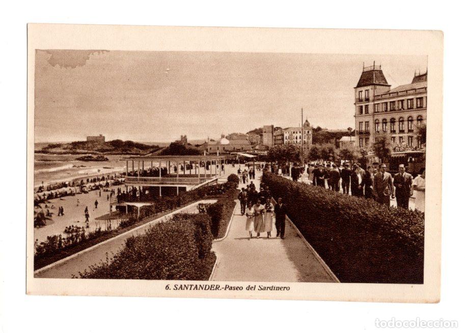 Postales: SANTANDER.- PASEO DEL SARDINERO. - Foto 1