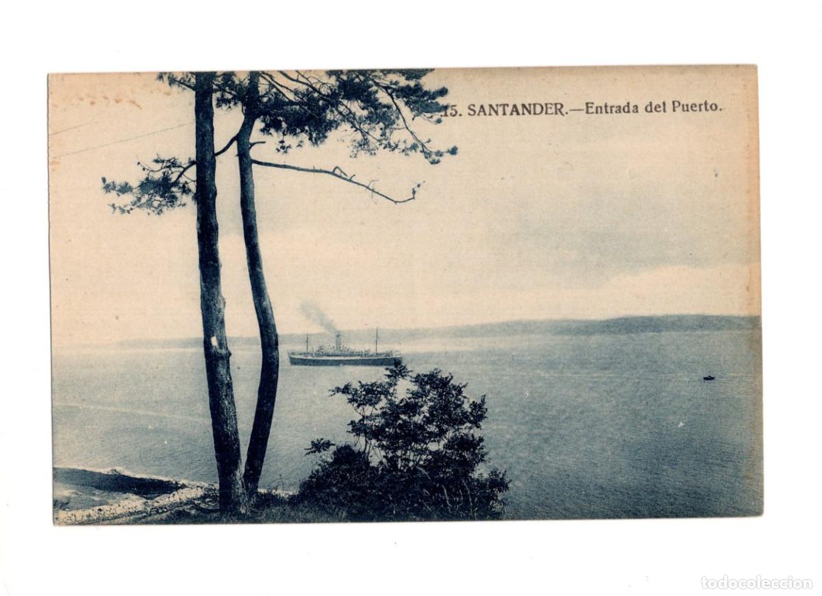 Postales: SANTANDER.(CANTABRIA).- ENTRADA DEL PUERTO. - Foto 1