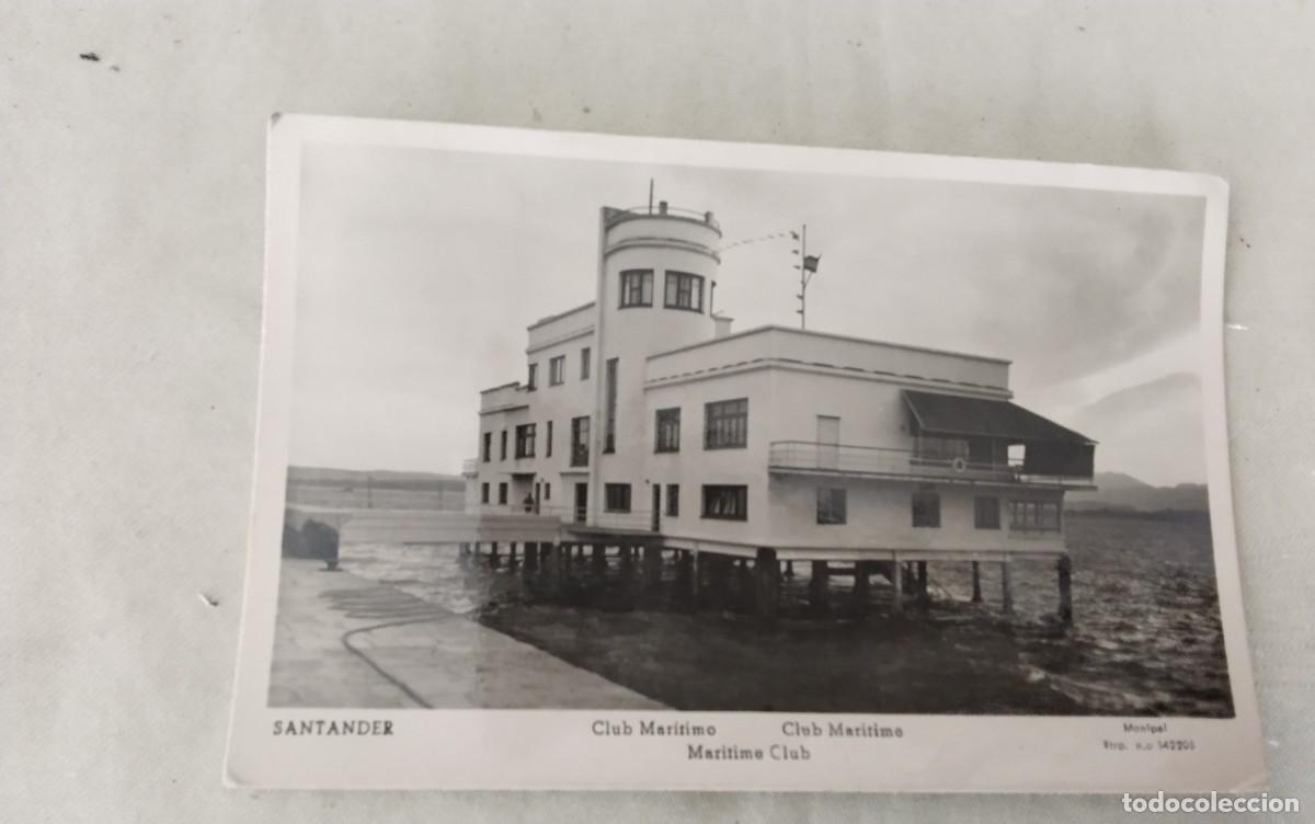 Postales: SANTANDER , POSTAL ANTIGUA , BLANCO Y NEGRO. - Foto 1