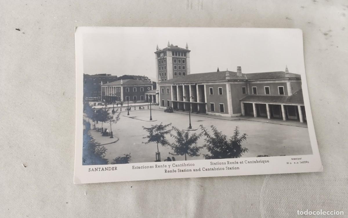 Postales: SANTANDER , POSTAL ANTIGUA , BLANCO Y NEGRO. - Foto 1