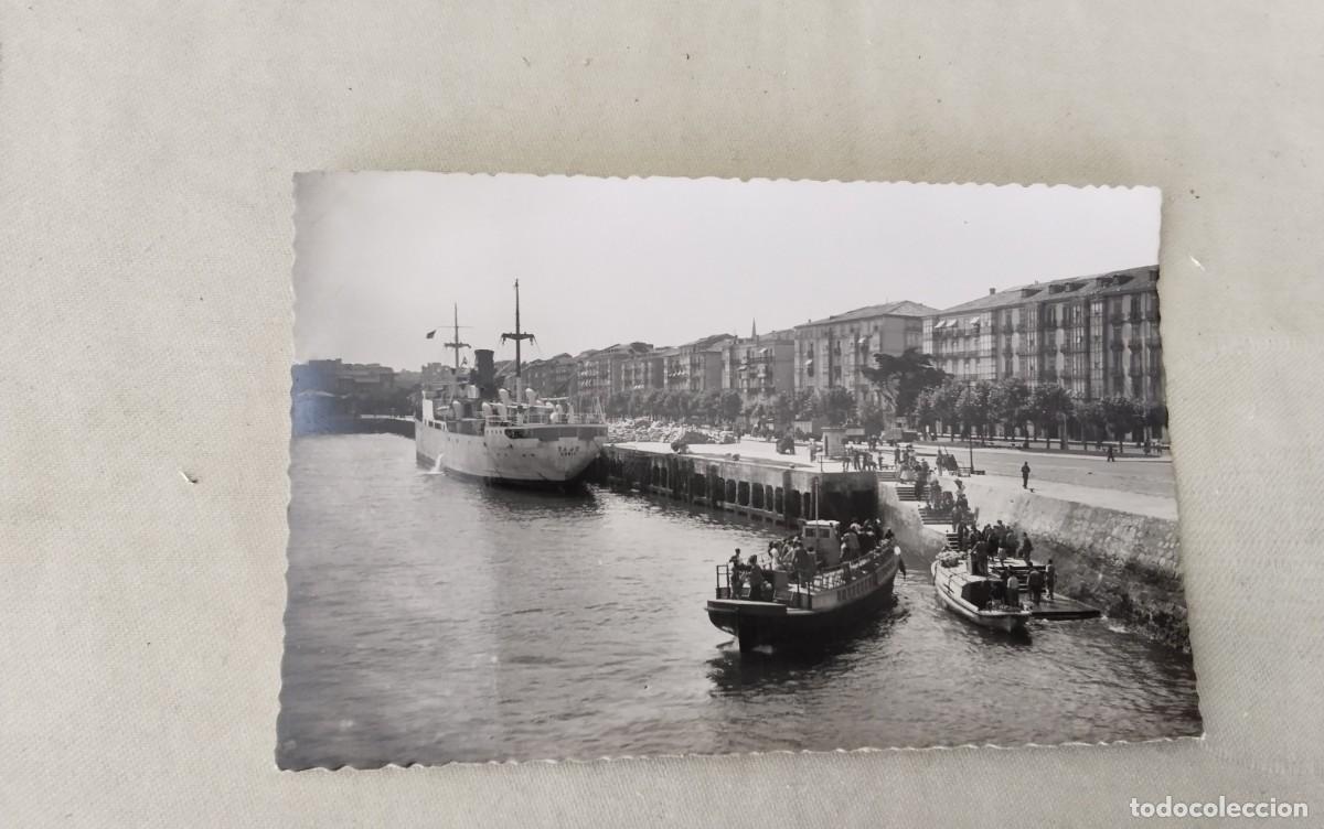 Postales: SANTANDER , POSTAL ANTIGUA , BLANCO Y NEGRO. - Foto 2