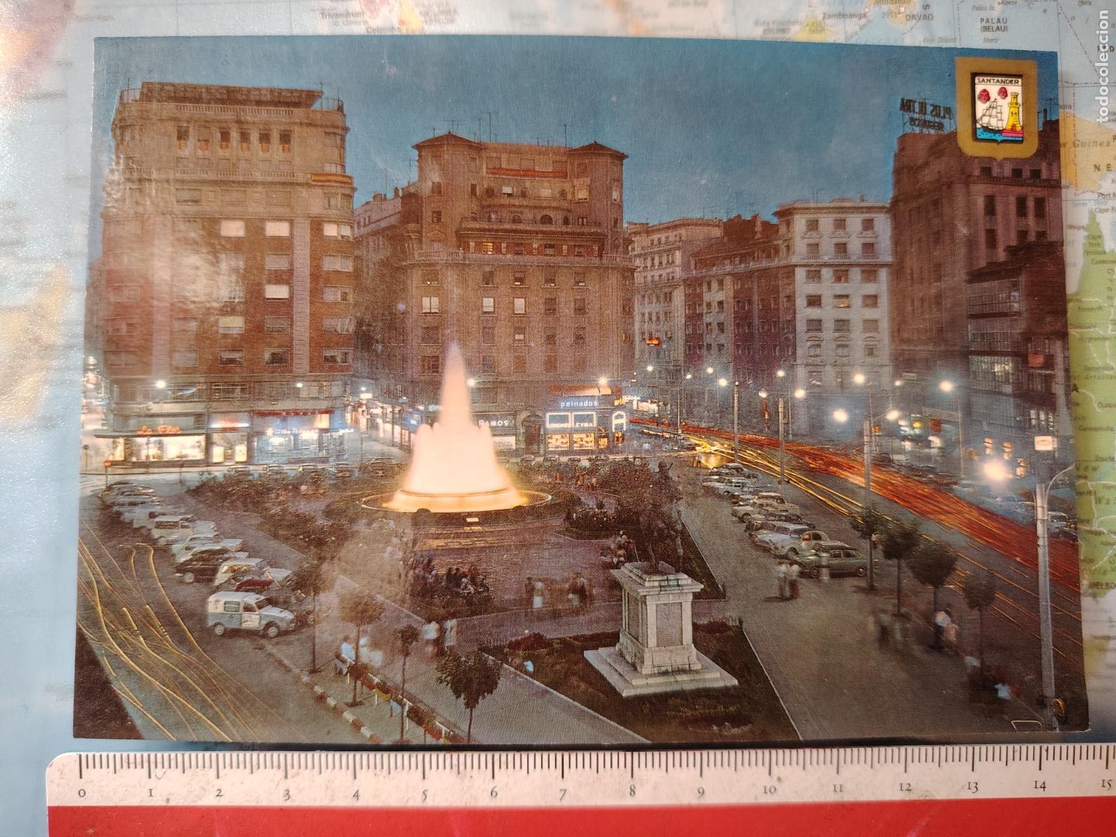 Postales: postal Santander - Plaza del General&iacute;simo