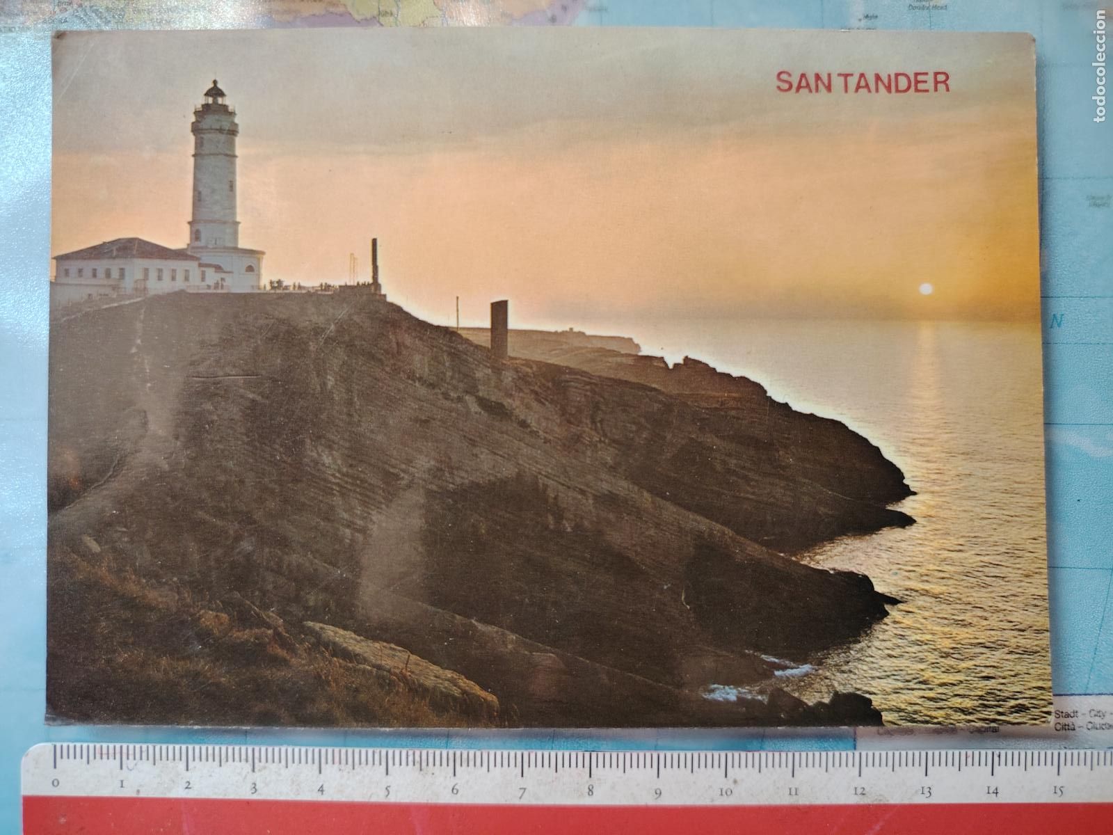 Postales: postal Santander - atardecer en Cabo Mayor