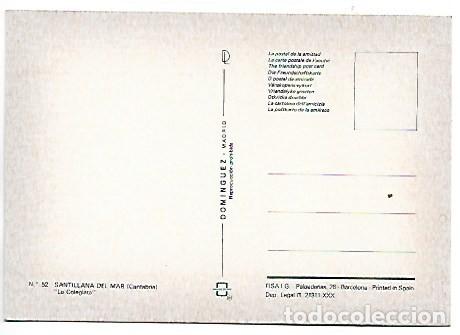 Postales: &rdquo; LA COLEGIATA &rdquo;.- SANTILLANA DEL MAR - Foto 2