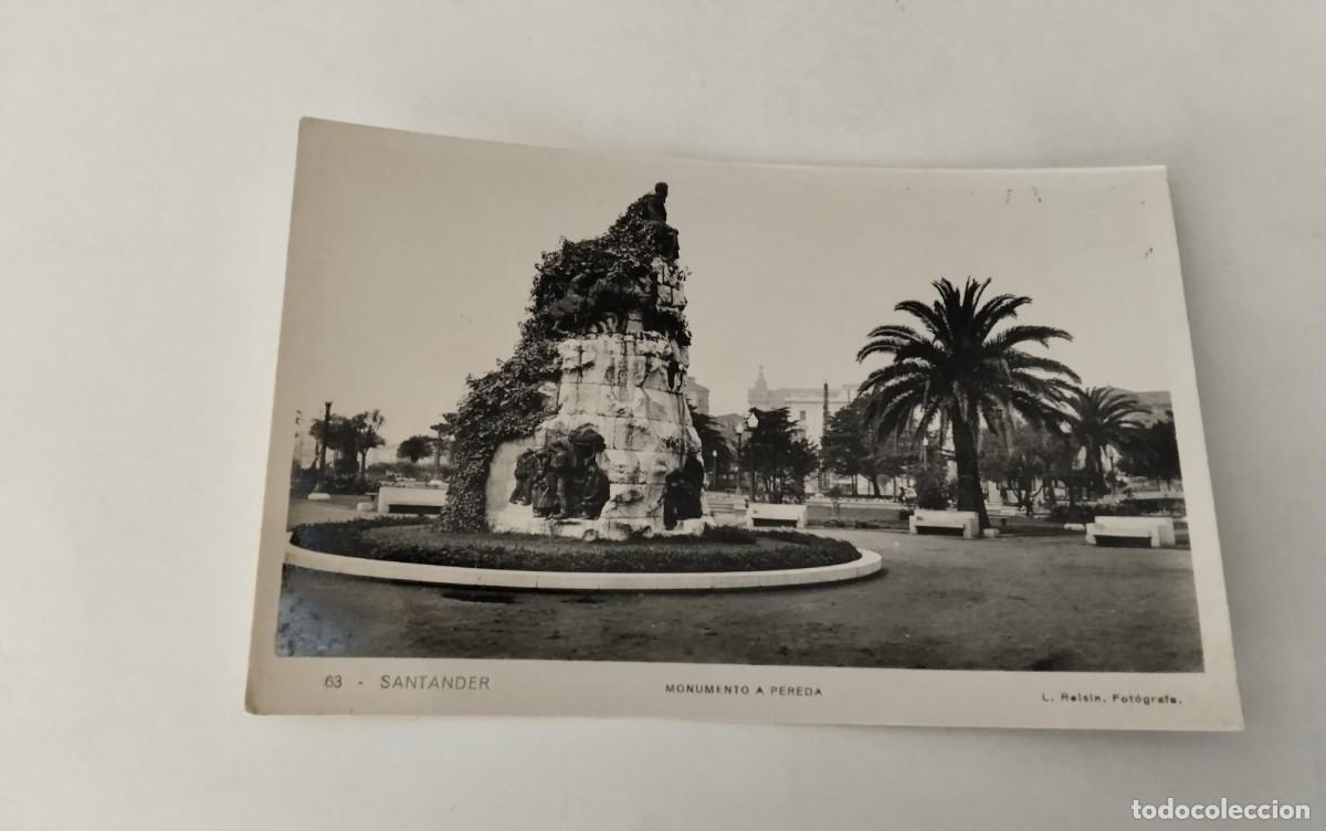 Postales: SANTANDER , POSTAL ANTIGUA , BLANCO Y NEGRO - Foto 2