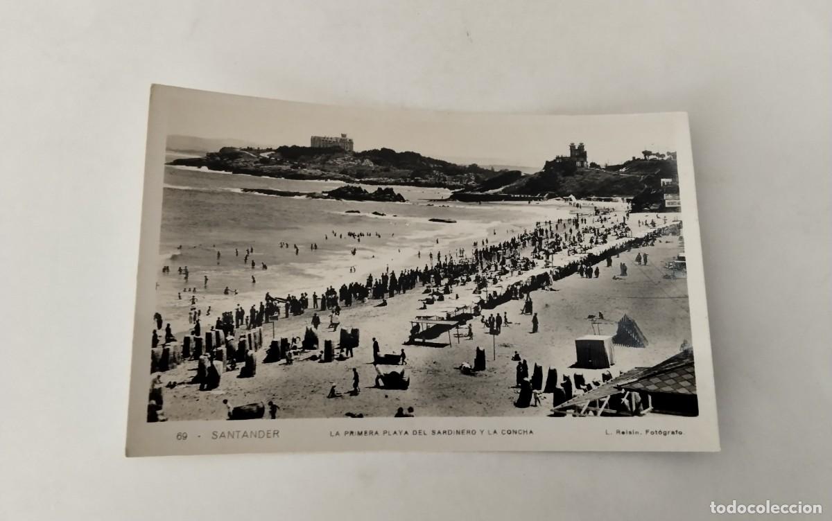 Postales: SANTANDER, POSTAL ANTIGUA, BLANCO Y NEGRO - Foto 2