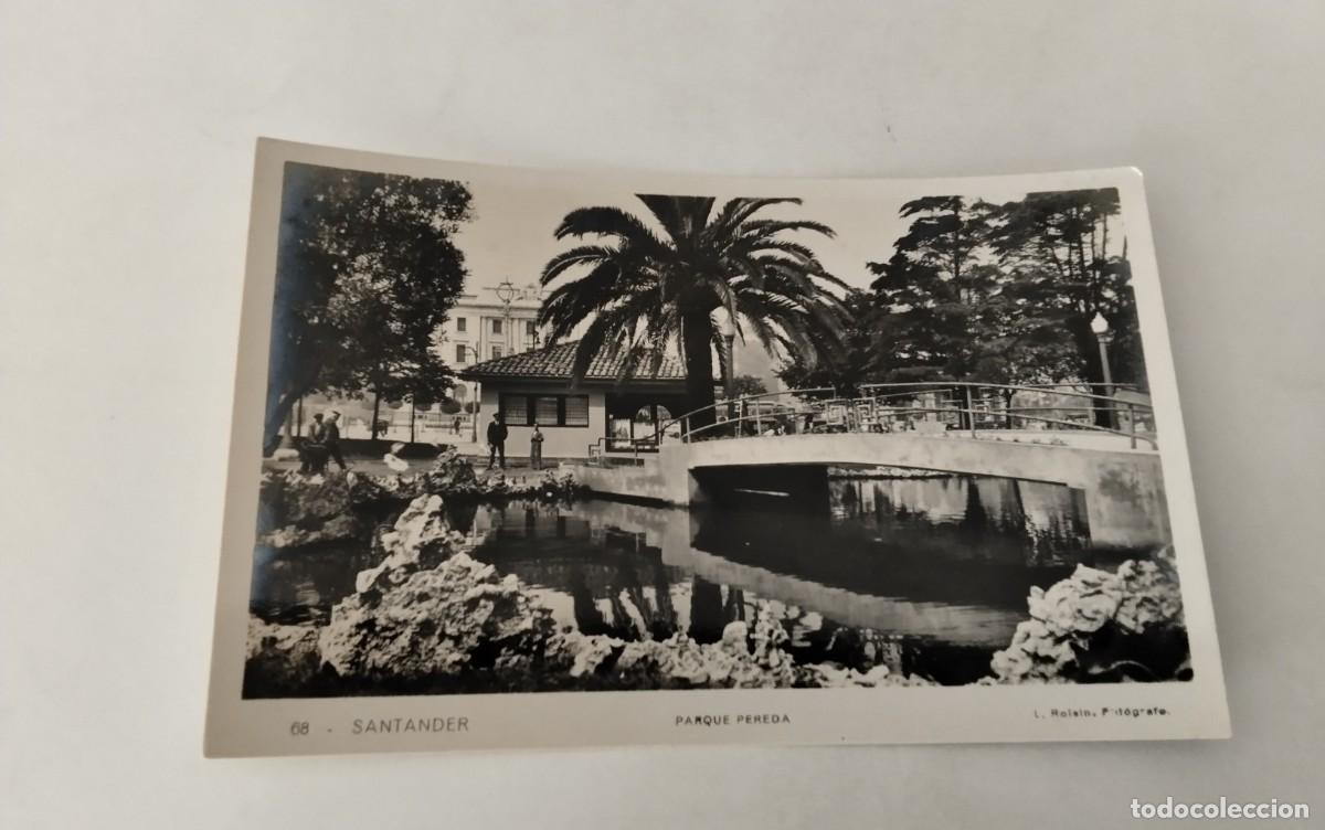 Postales: SANTANDER , POSTAL ANTIGUA , BLANCO Y NEGRO - Foto 2