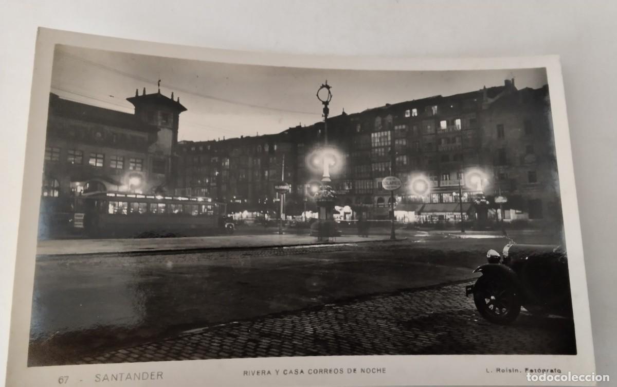 Postales: SANTANDER , POSTAL ANTIGUA , BLANCO Y NEGRO - Foto 2