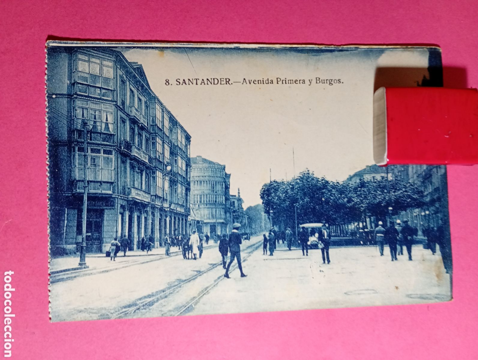 Postales: SANTANDER 8 B/N S/C AVENIDA PRIMERA Y BURGOS