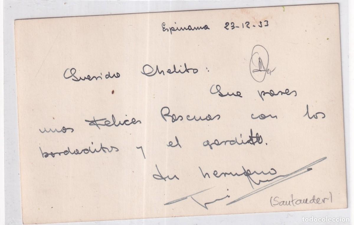 Postales: Espinama 1953 Cantabria. Sin circular. - Foto 2