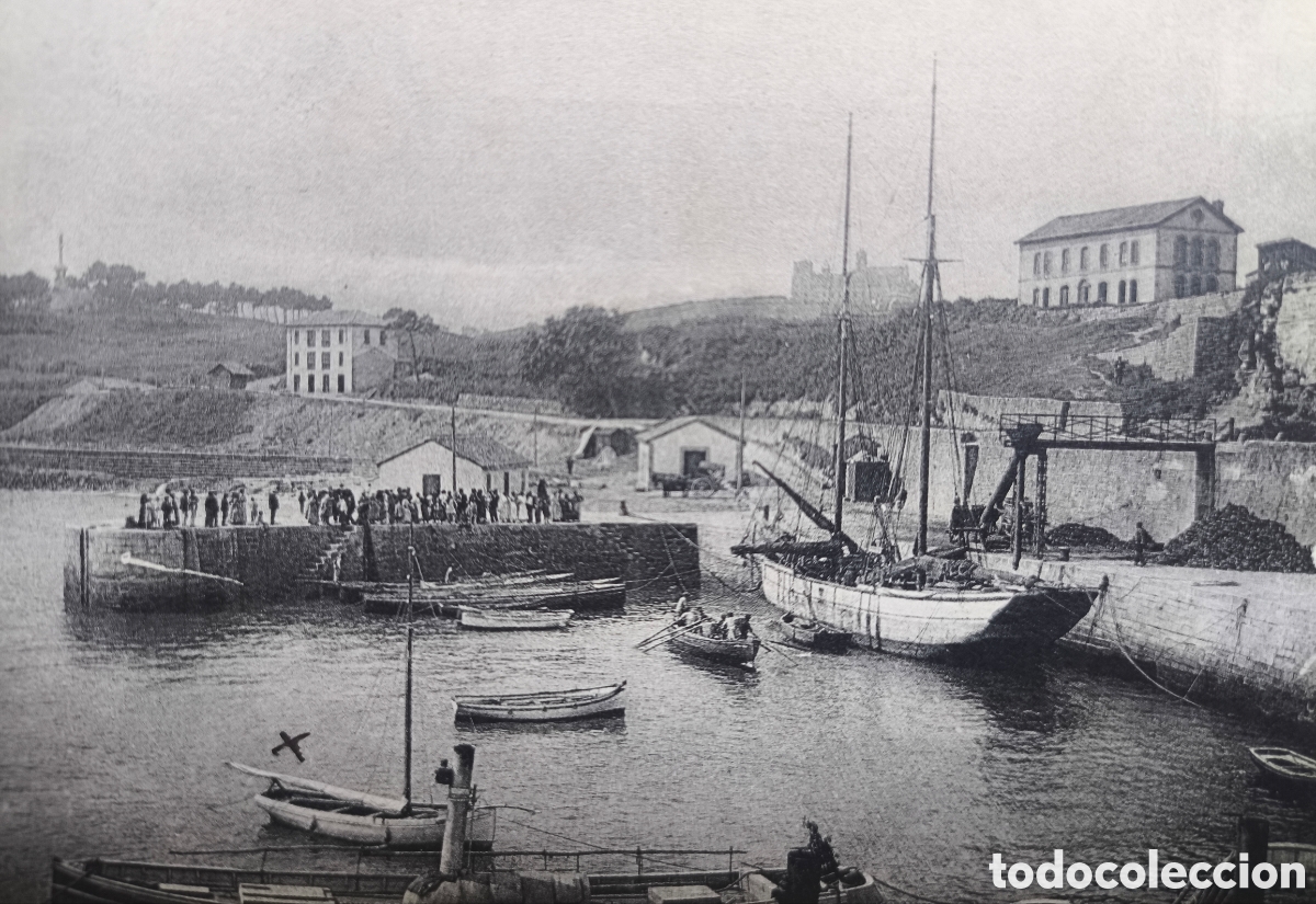 Postales: COMILLAS EL PUERTO ANTIGUA POSTAL CANTABRIA C. 1915