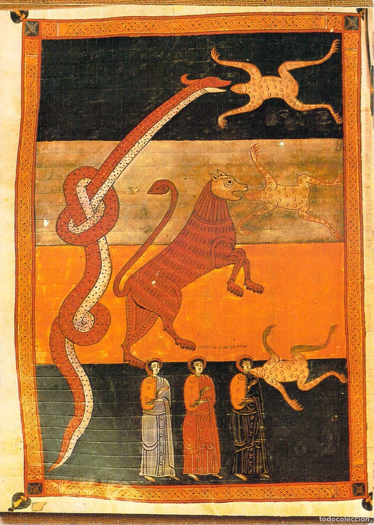 Postales: Postal Arte Medieval Beato de Li&eacute;bana Santo Toribio Cantabria