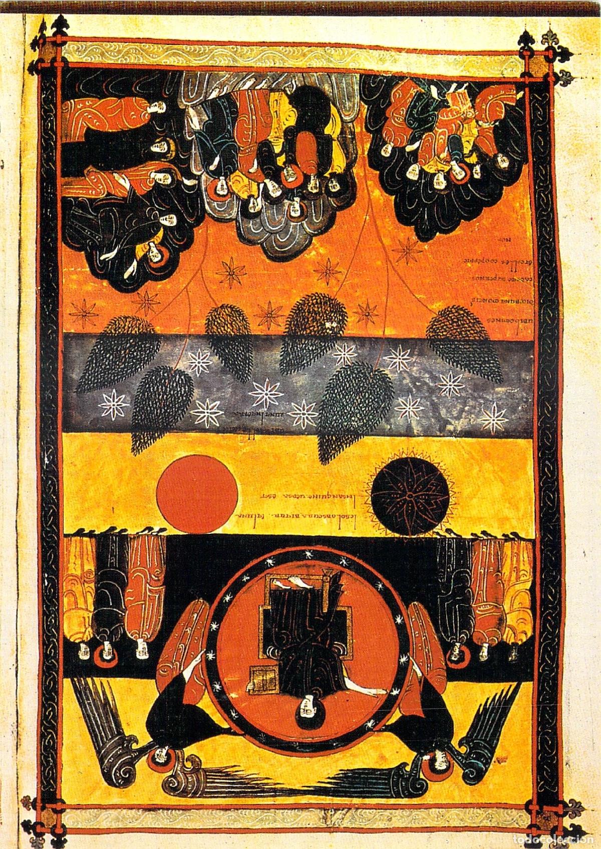 Postales: Postal San Beato de Li&eacute;bana, El Terremoto y el Eclipse