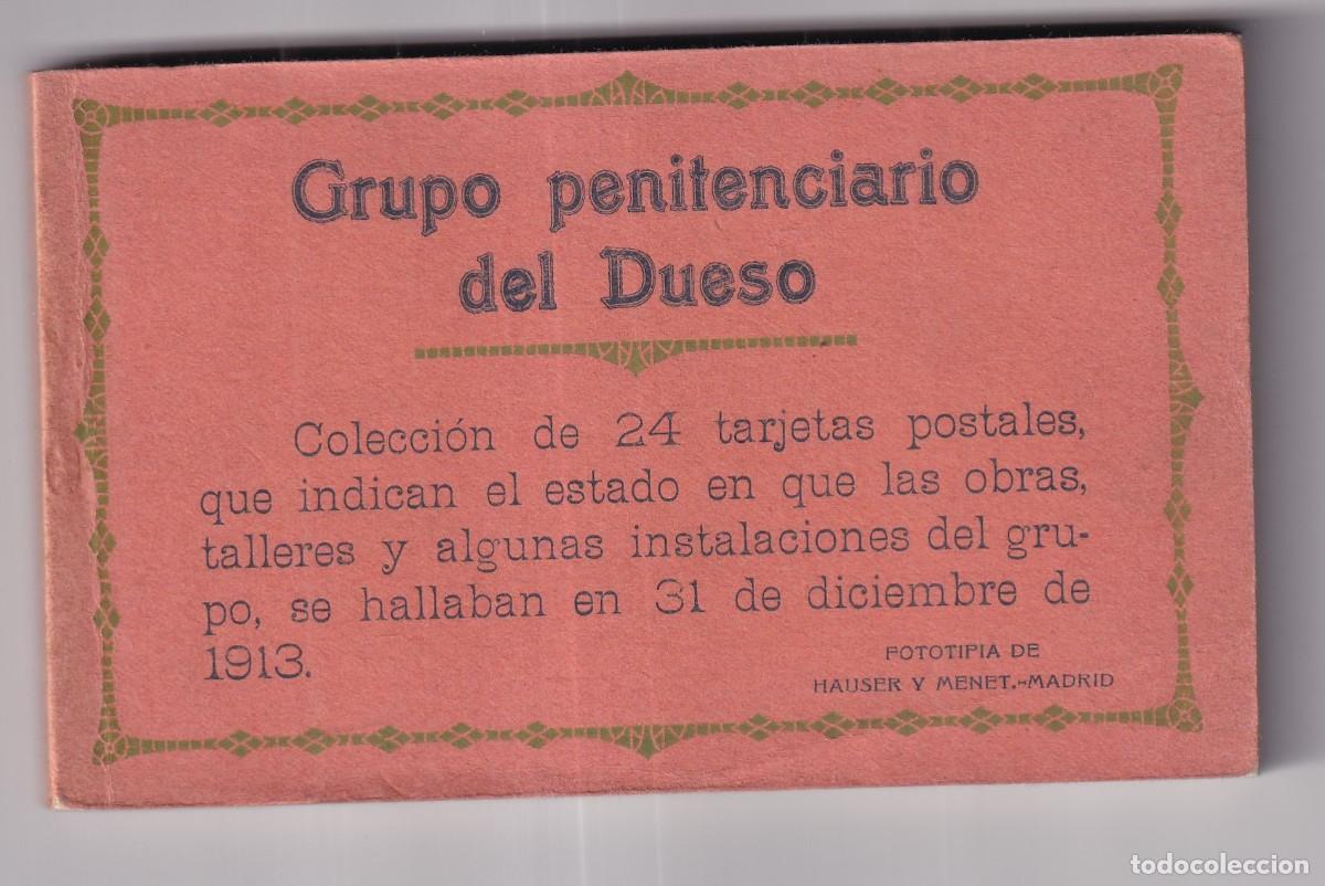 Postales: LIBRO DE 24 TARJETAS POSTALES 1913 FOTOTIPIA DE HAUSER Y MENET MADRID, GRUPO PENITENCIARIO DEL DUESO
