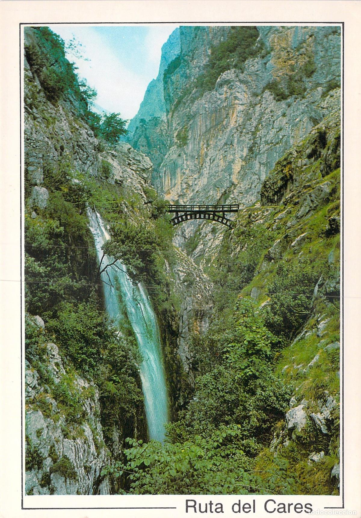 Postales: Postal Puente de Bol&iacute;n, Ruta del Cares en los Picos de Europa