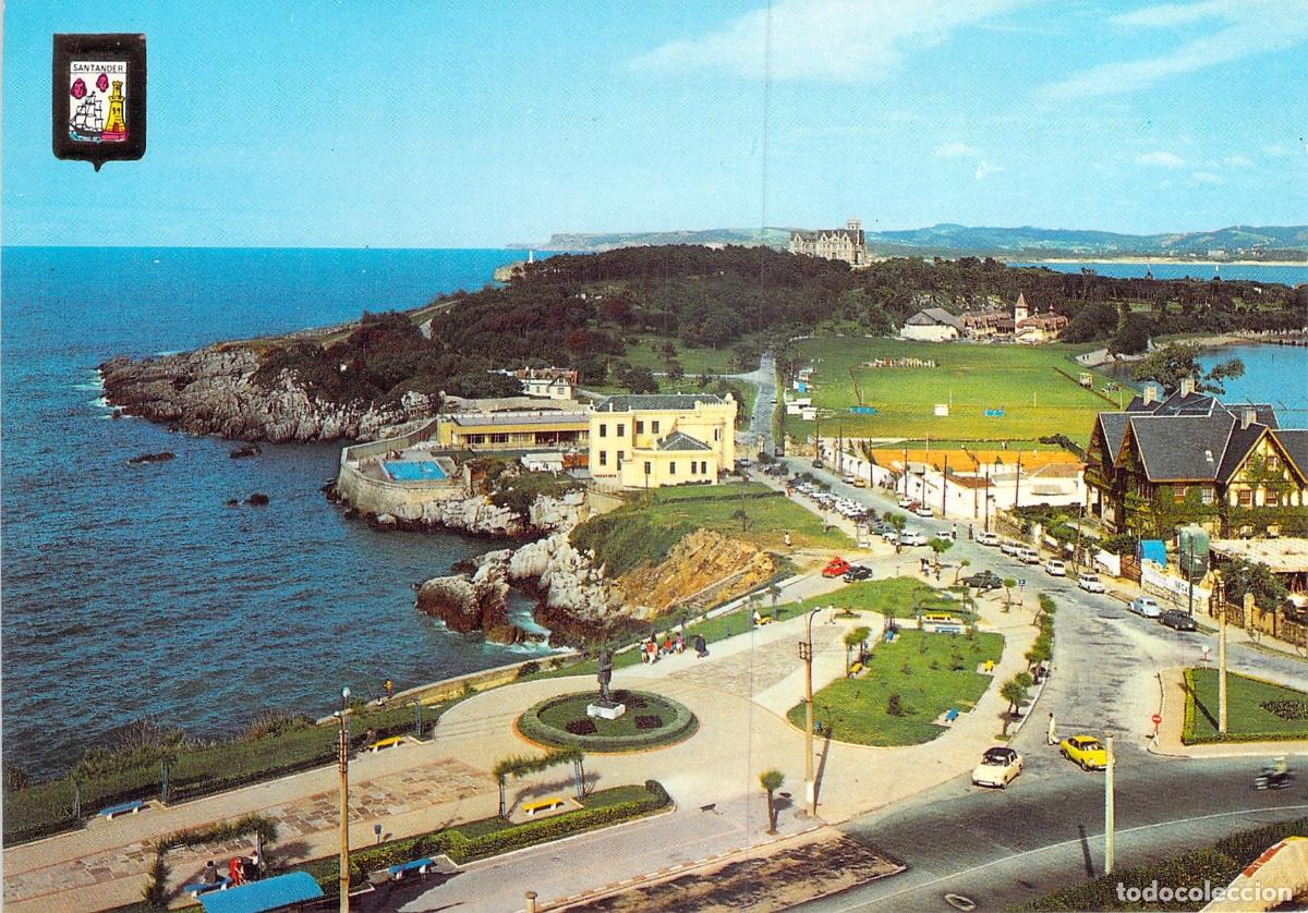 Postales: Postal de la Pen&iacute;nsula de la Magdalena en Santander, Cantabria