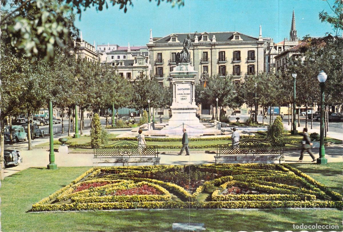 Postales: Postal de Santander - Monumento a Velarde en Cantabria