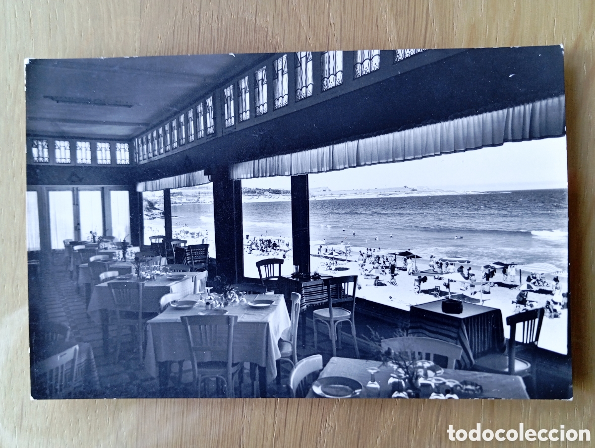 Postales: POSTAL SANTANDER CANTABRIA RESTAURANTE DEL RHIN PLAYA SARDINERO FISA