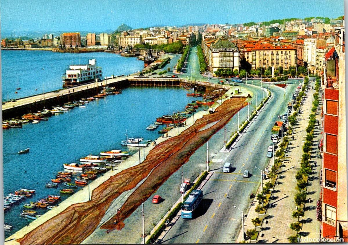 Postales: Santander - Vista General - El Puerto - Arribas 2021 - 144x102mm - Troleb&uacute;s - Remendando Redes