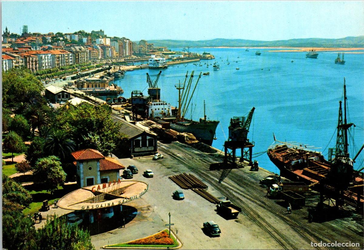 Postales: Santander - El Puerto - Garc&iacute;a Garrabella 39 - 149x102mm - Gasolinera Campsa