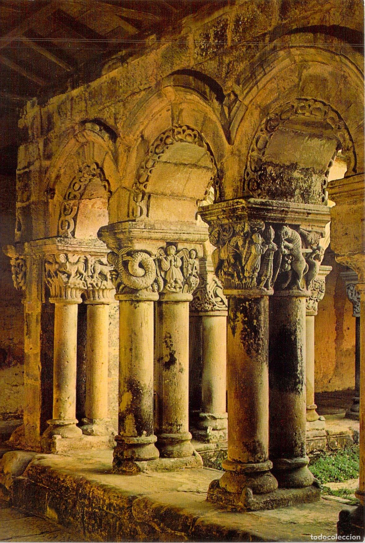 Postales: Postal Colegiata de Santillana del Mar, Cantabria - Capiteles