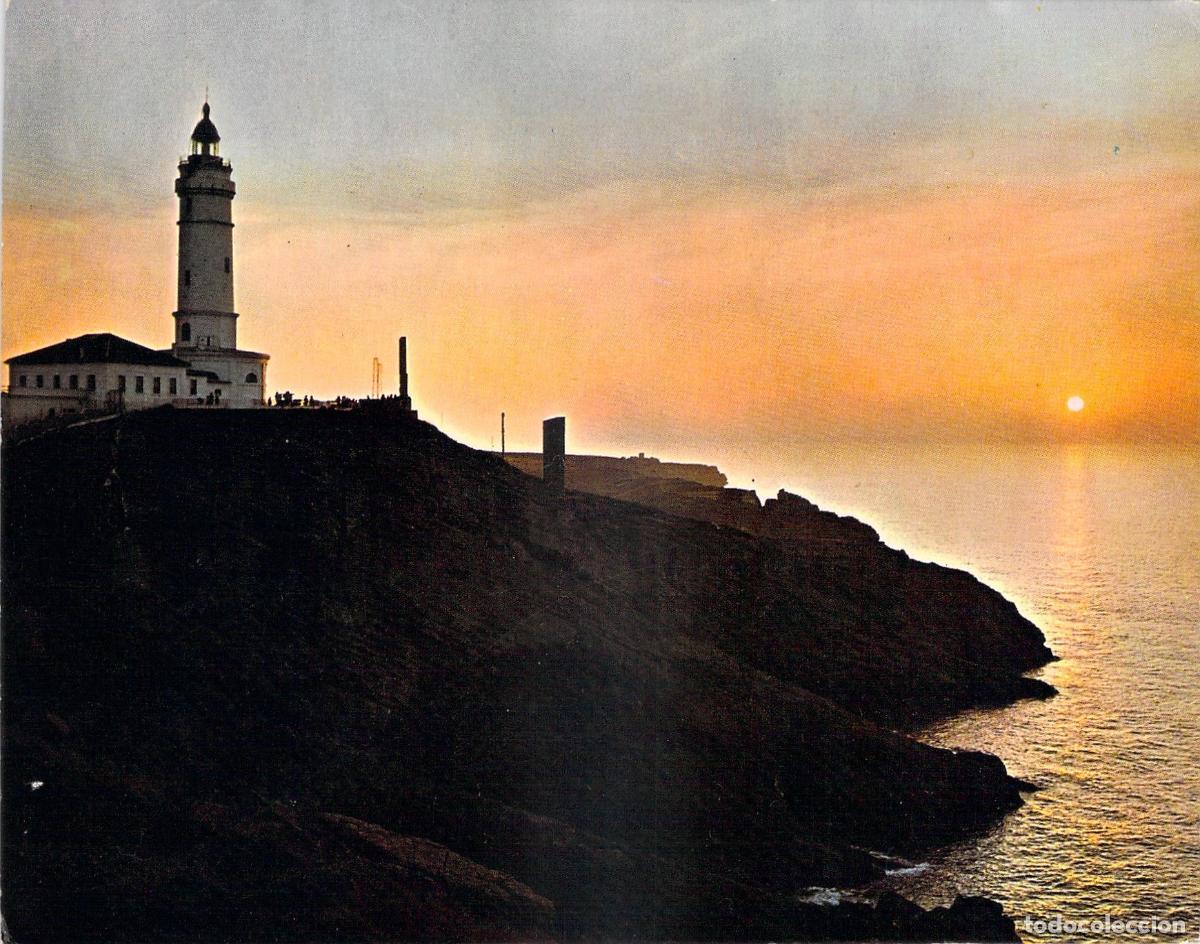 Postales: Postal Santander Faro de Cabo Mayor al Atardecer
