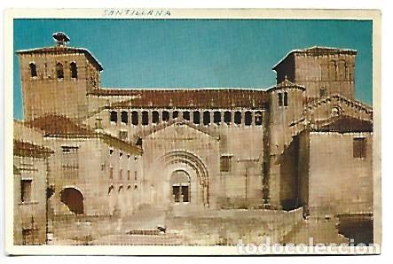 Postales: COLEGIATA / COLLEGIATE CHURCH.- SANTILLANA DEL MAR
