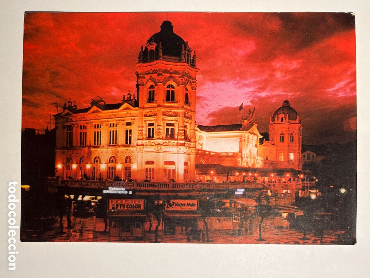 Postales: POSTAL. Santander. Vista del gran Casino.