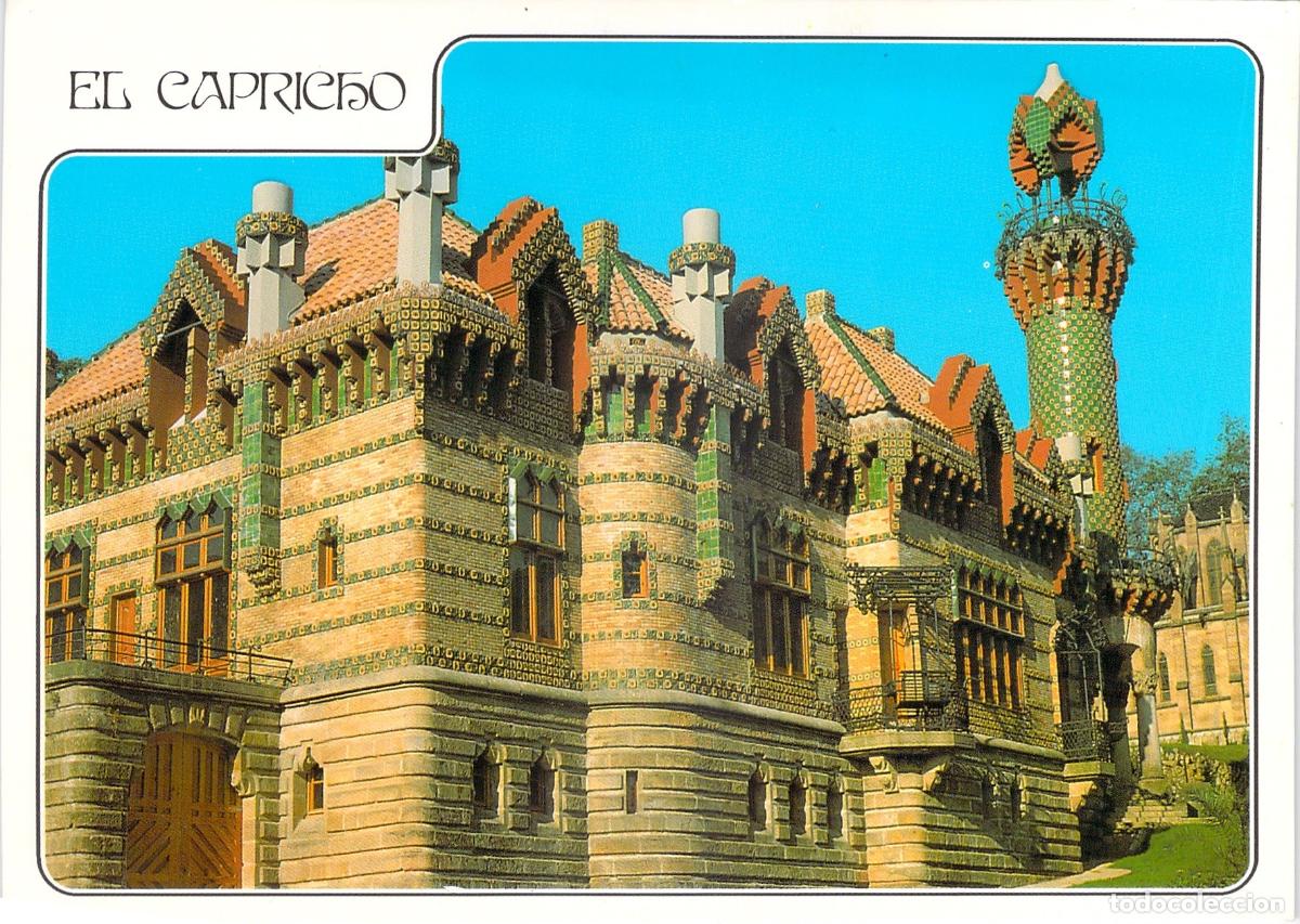 Postales: Postal de El Capricho de Antonio Gaud&iacute; en Comillas