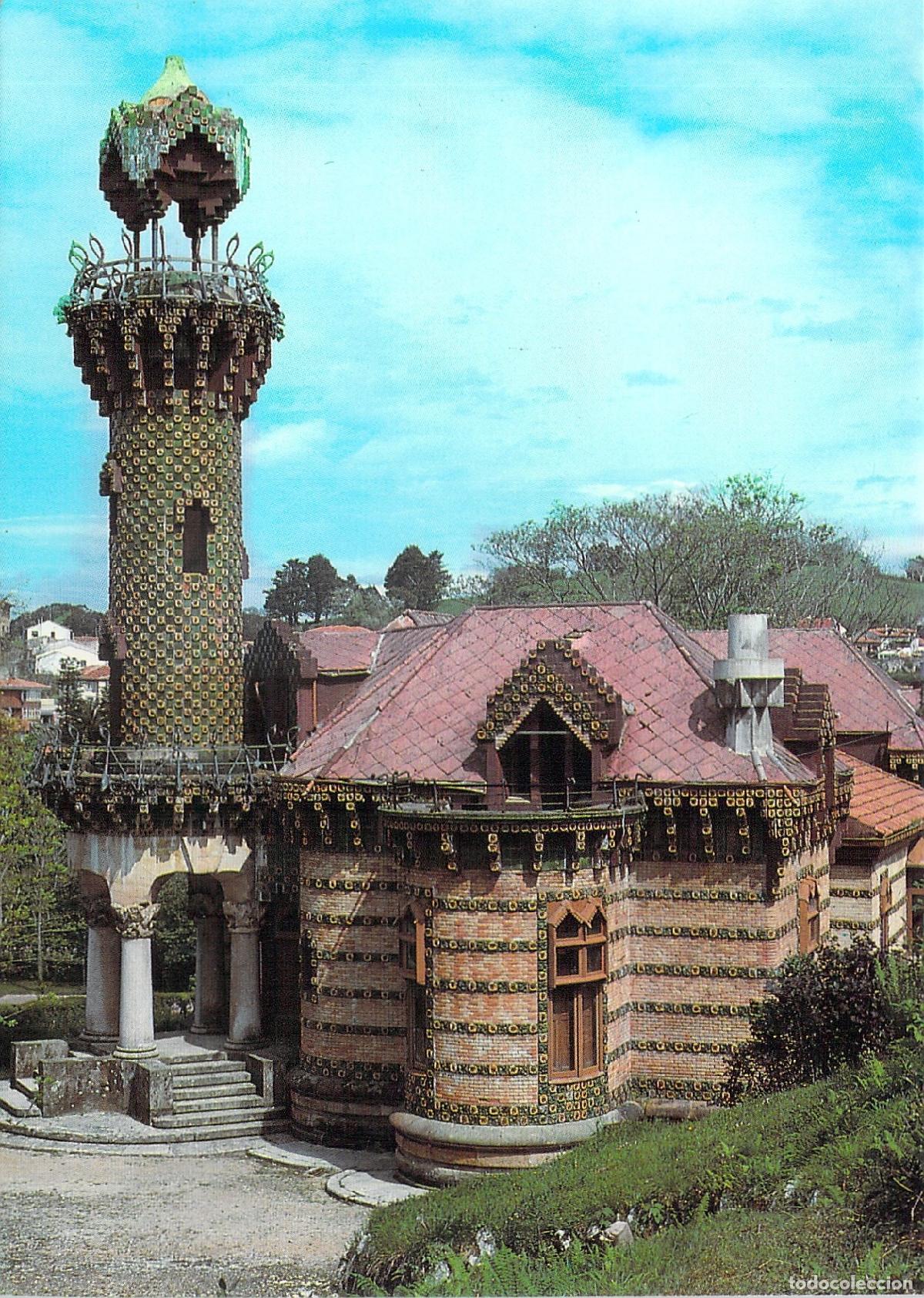 Postales: Postal de Villa El Capricho de Antonio Gaud&iacute; en Comillas Cantabria