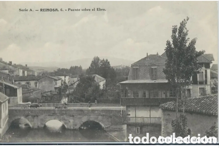 Postales: REINOSA (SANTANDER) - PUENTE SOBRE EL EBRO - EDG PAR&Iacute;S-REUS