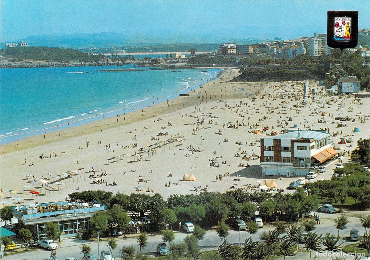 Postales: Postal de las Playas del Sardinero en Santander, Cantabria