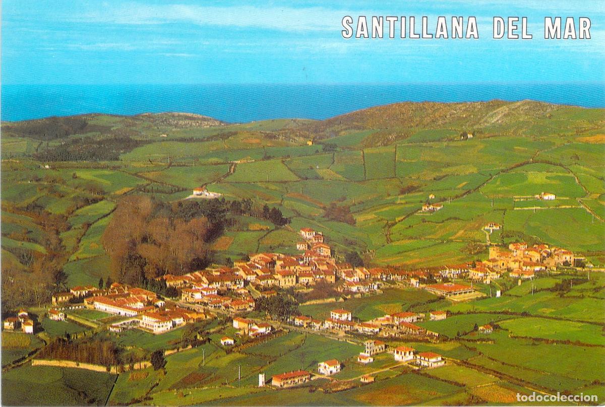 Postales: Postal de Santillana del Mar - Vista Panor&aacute;mica de Cantabria