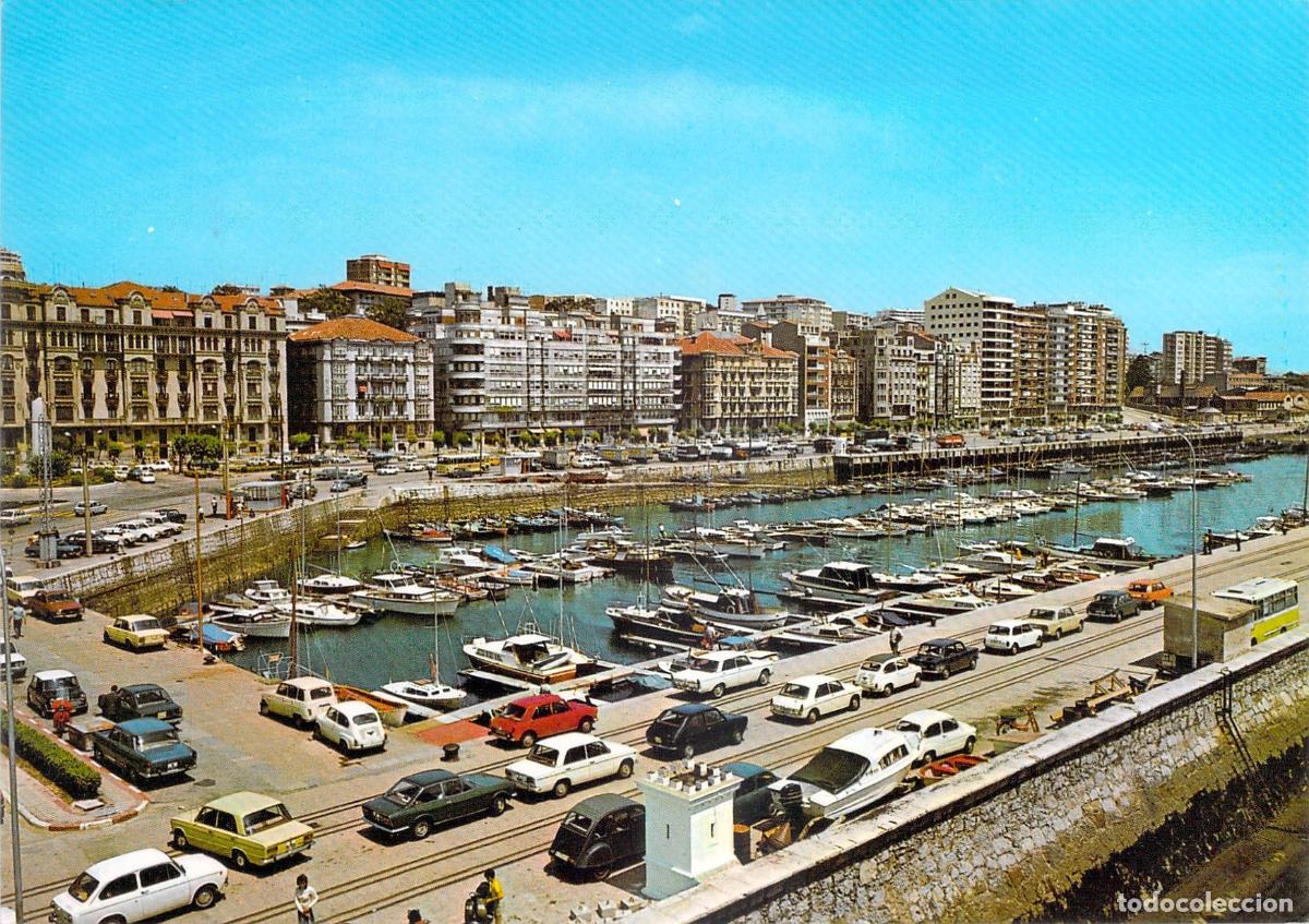 Postales: Postal de Santander - Vista de Puerto Chico y Calle Castelar
