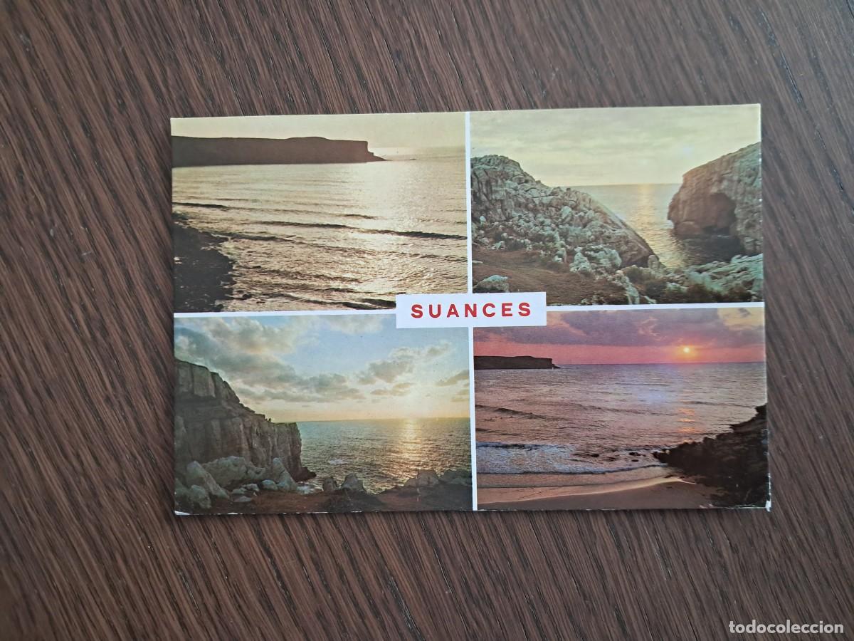 Postales: postal de Espa&ntilde;a, diferentes vistas puestas de sol, Suances, Santander n&ordm; 500. escrita. a&ntilde;os 70.