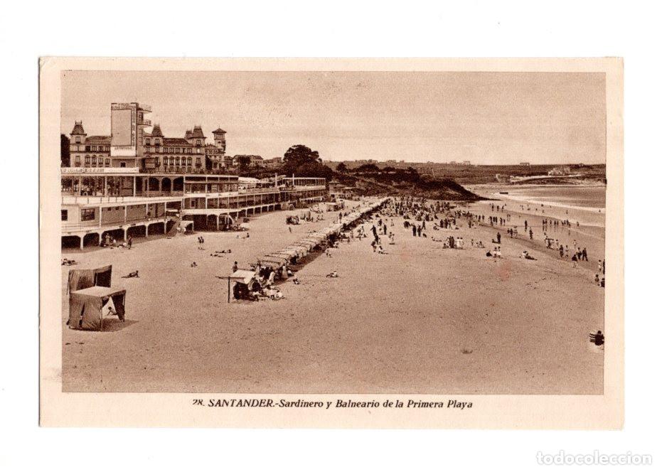 Postales: SANTANDER.(CANTABRIA).- SARDINERO Y BALNEARIO DE LA PRIMERA PLAYA.