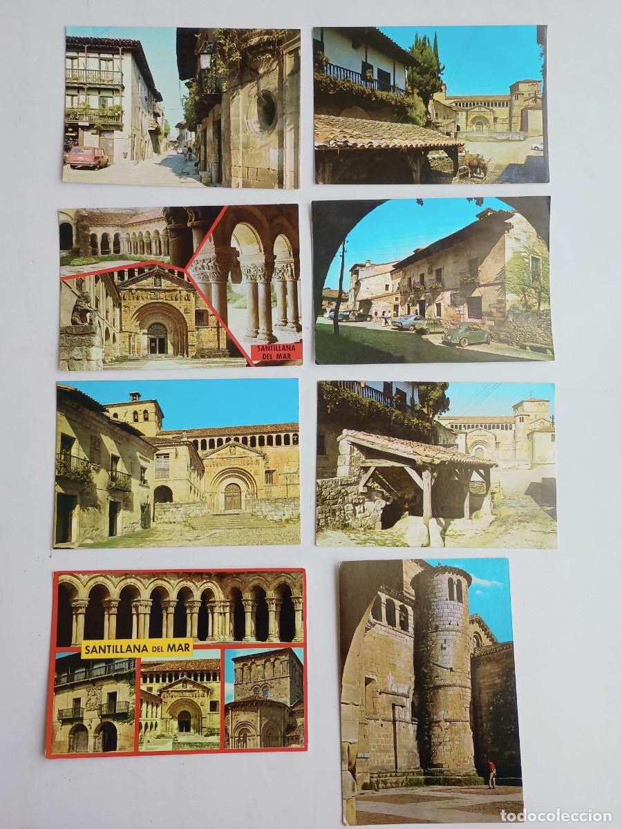Postales: LOTE 8 POSTALES SANTILLANA DEL MAR - SIN CIRCULAR