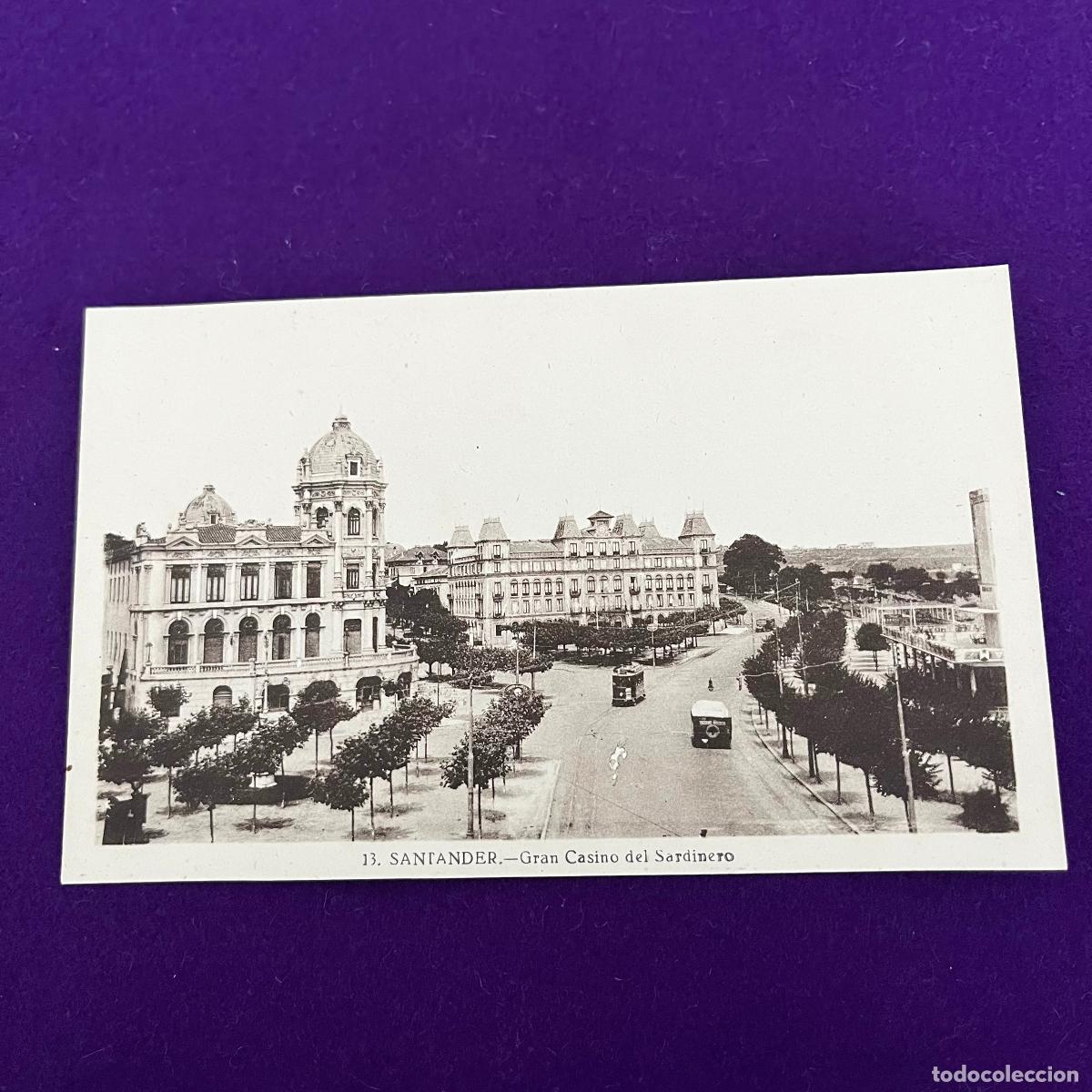 Cartes Postales: POSTAL DE SANTANDER (CANTABRIA). GRAN CASINO DEL SARDINERO.