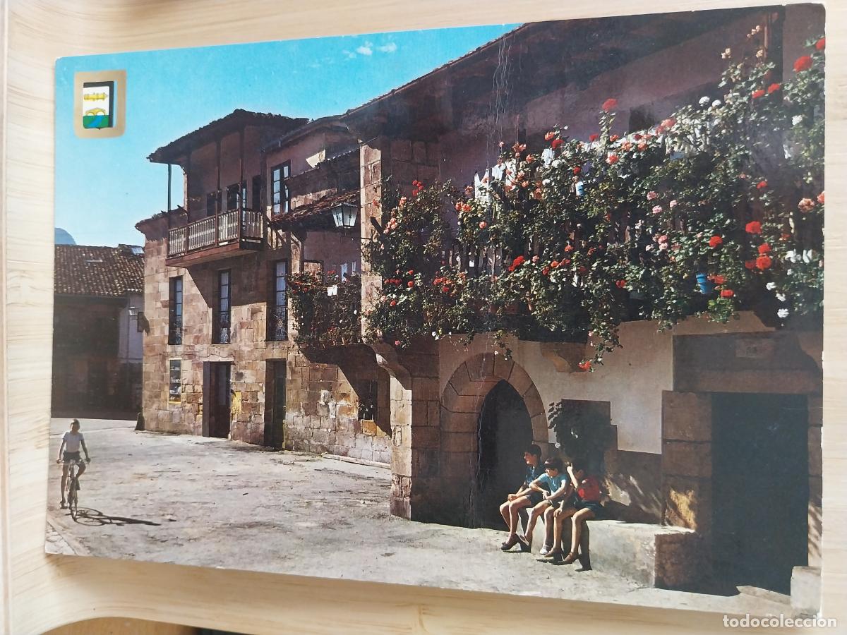 Postales: LIERGANES SANTANDER ED FISA 7 CIRCULADA A&Ntilde;O 1974 CHICOS JUGANDO