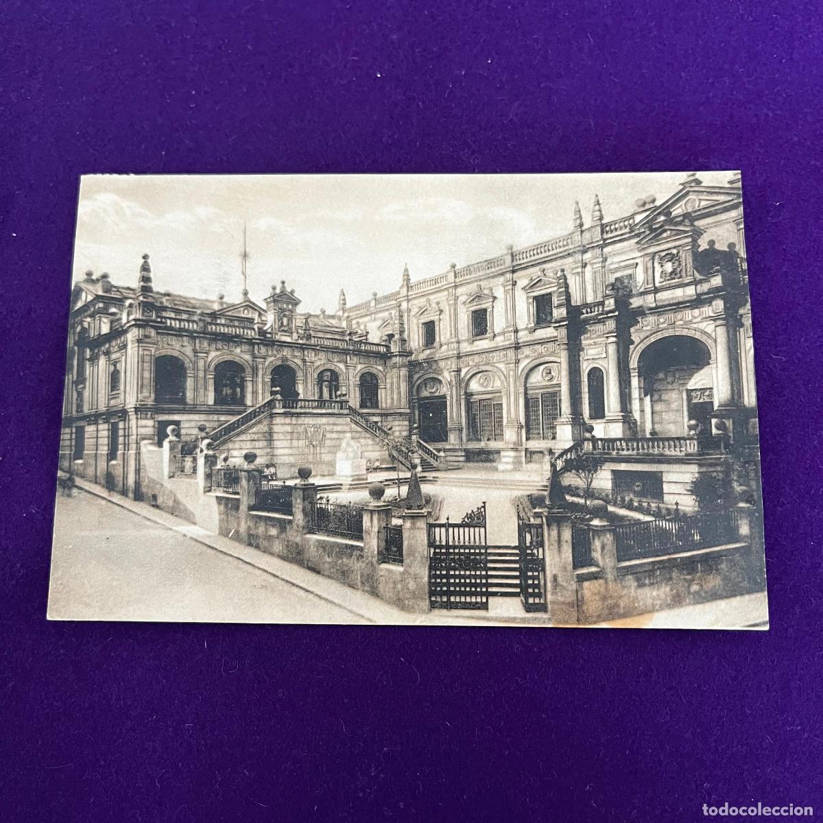Postales: POSTAL DE SANTANDER (CANTABRIA). BIBLIOTECAS DE MENENDEZ PELAYO Y MUNICIPAL.