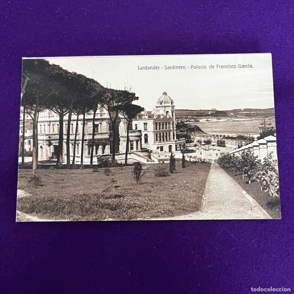 Postales: POSTAL DE SANTANDER (CANTABRIA). SARDINERO. PALACIO DE FRANCISCO GARCIA