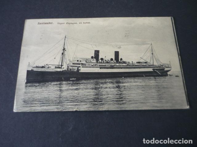 Postales: SANTANDER VAPOR ESPAGNE EN LA BAHIA