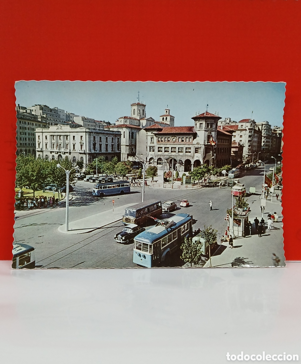 Postales: POSTAL ANTIGUA SANTANDER &rdquo;AVENIDAS ALFONSO XIII Y CALVO SOTELO&rdquo; 1961