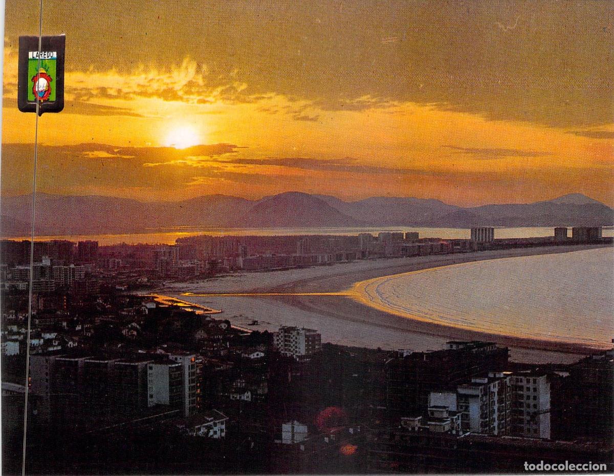Postales: Postal de Laredo: Puesta de Sol desde El Risco