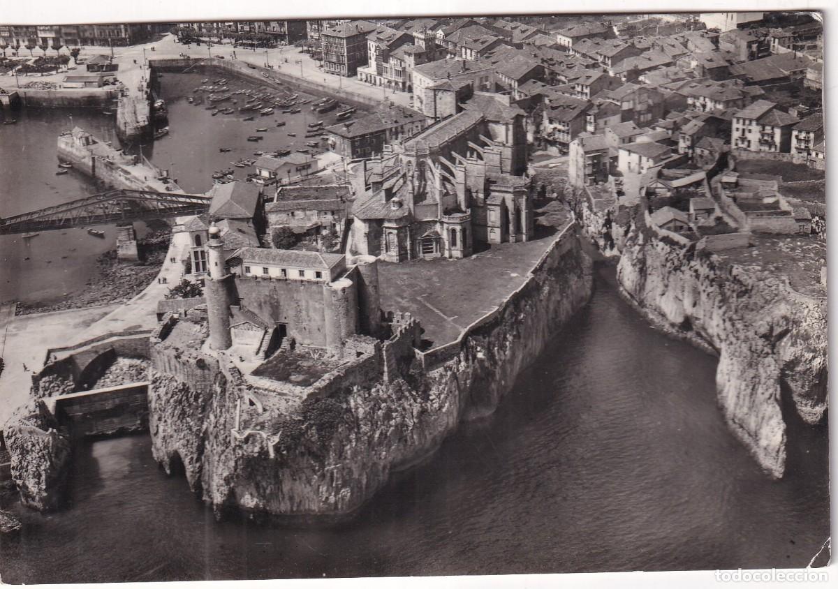 Postales: 2235 Castro Urdiales. Vista parcial. Foto Paisajes espa&ntilde;oles. Escrita. Sin circular